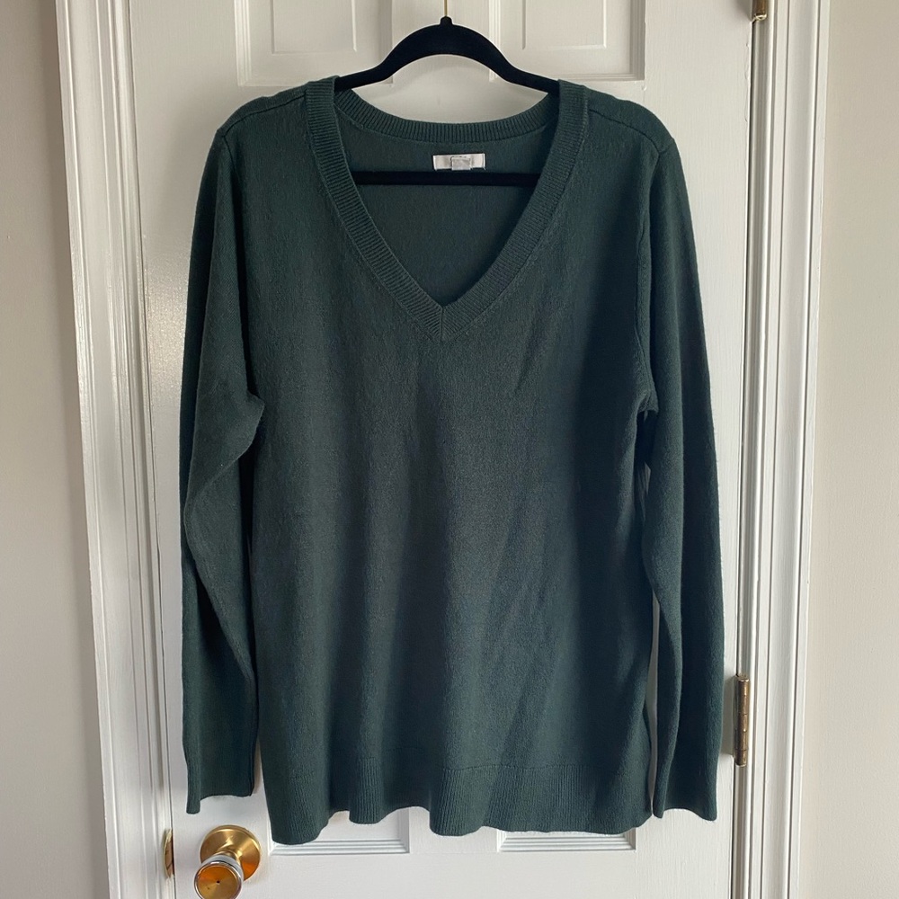 Green sweater